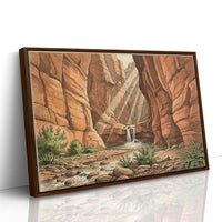 Light Finds the Slot Canyon
