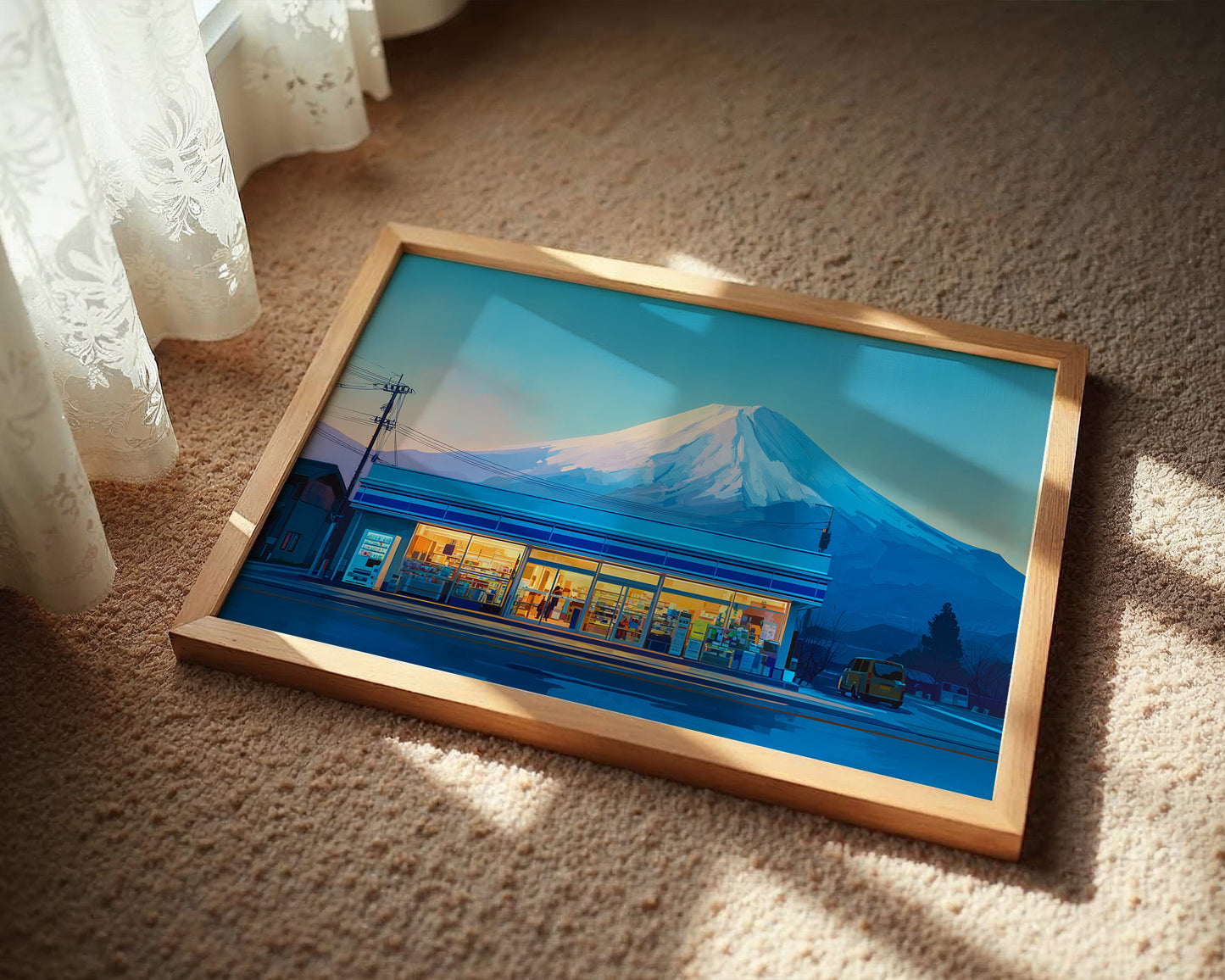 Late Night Under Mount Fuji