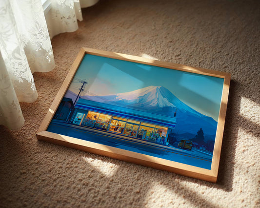 Late Night Under Mount Fuji