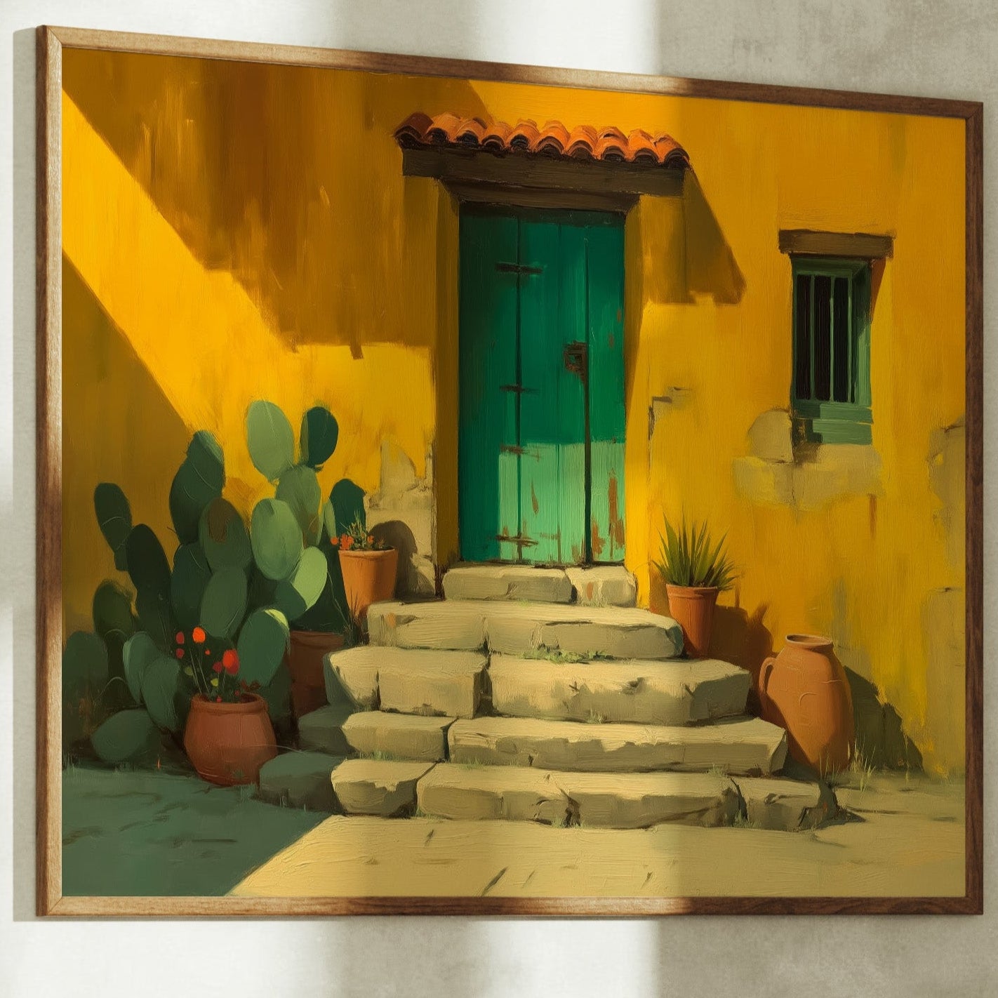 Cactus Guards The Turquoise Door