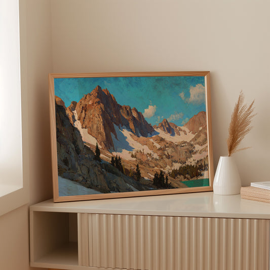 Alpine Peaks Touch Morning Light