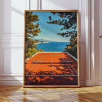 Mediterranean Match Point At Sunset
