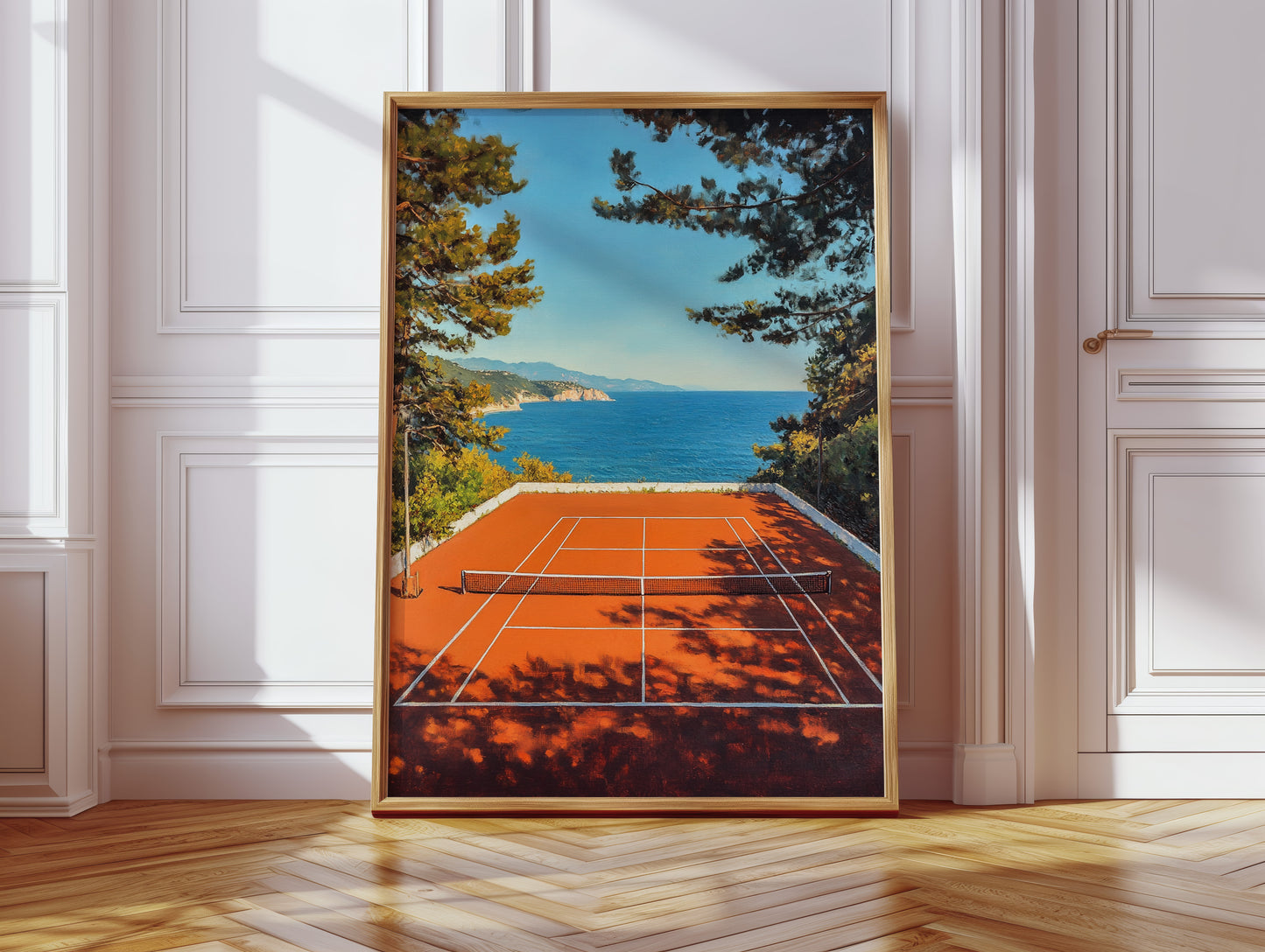 Mediterranean Match Point At Sunset