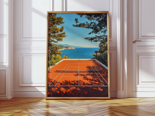 Mediterranean Match Point At Sunset