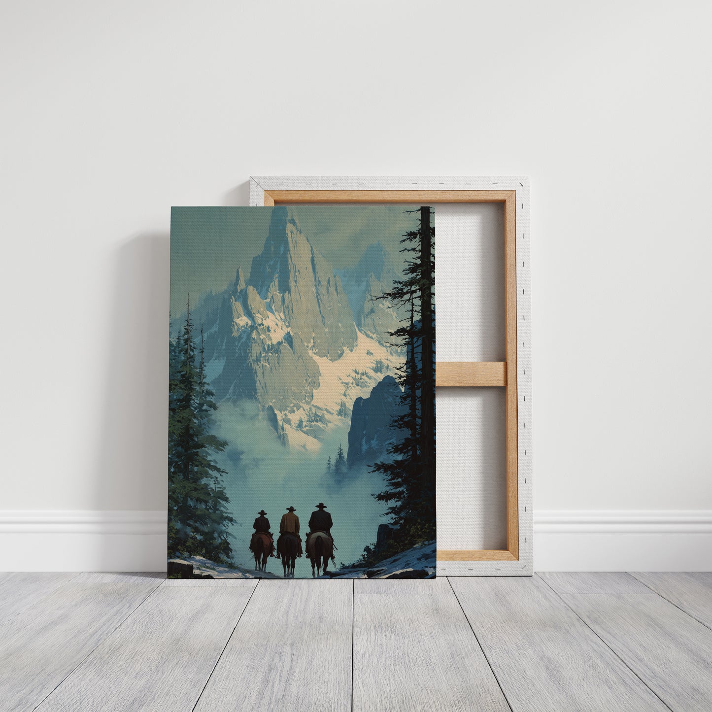 Wanderers Beneath Granite Sentinels
