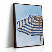 Azure Stripes Shelter Mediterranean Dreams