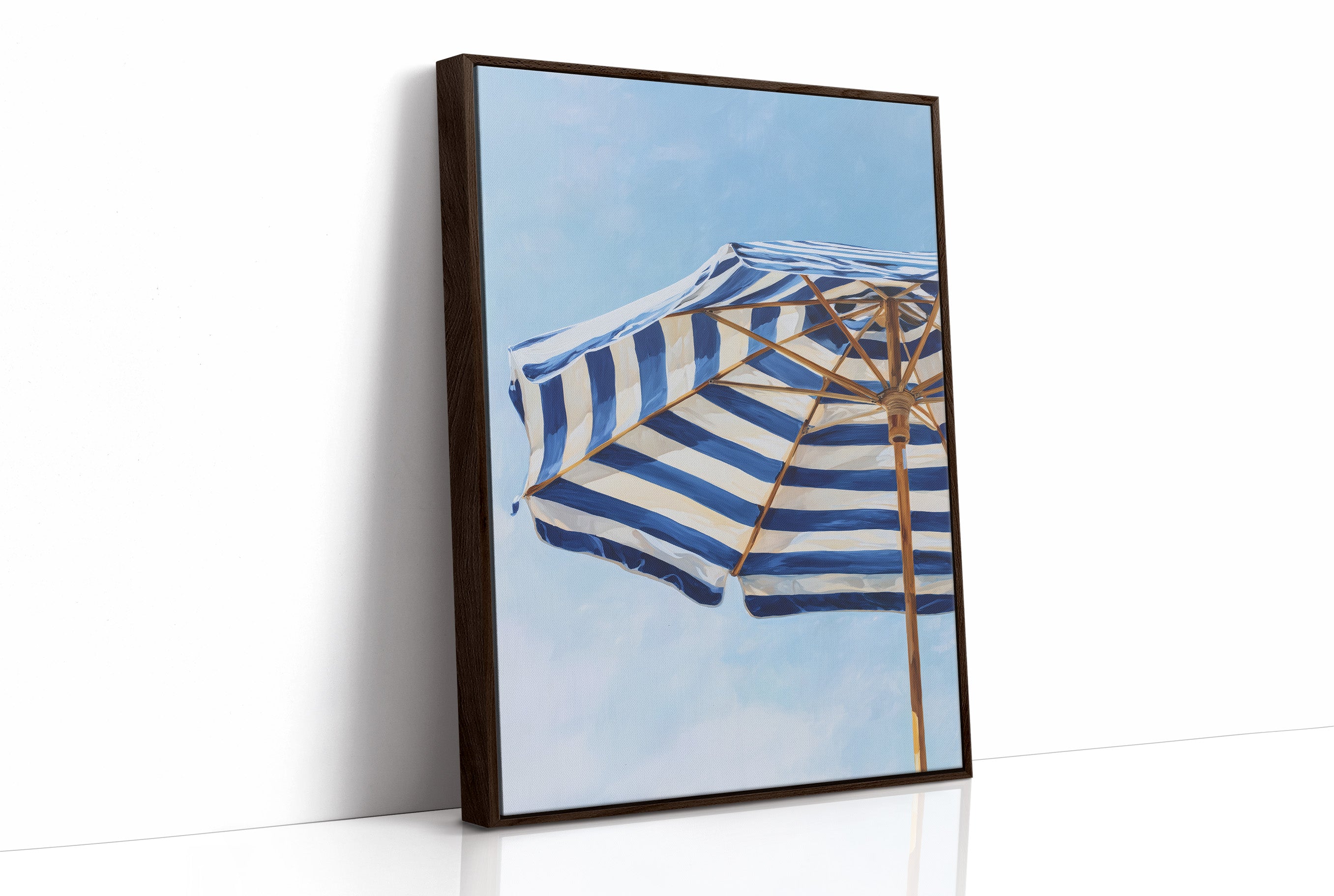Azure Stripes Shelter Mediterranean Dreams