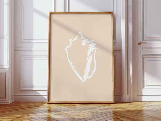 Seashell Sketches In Blush Light