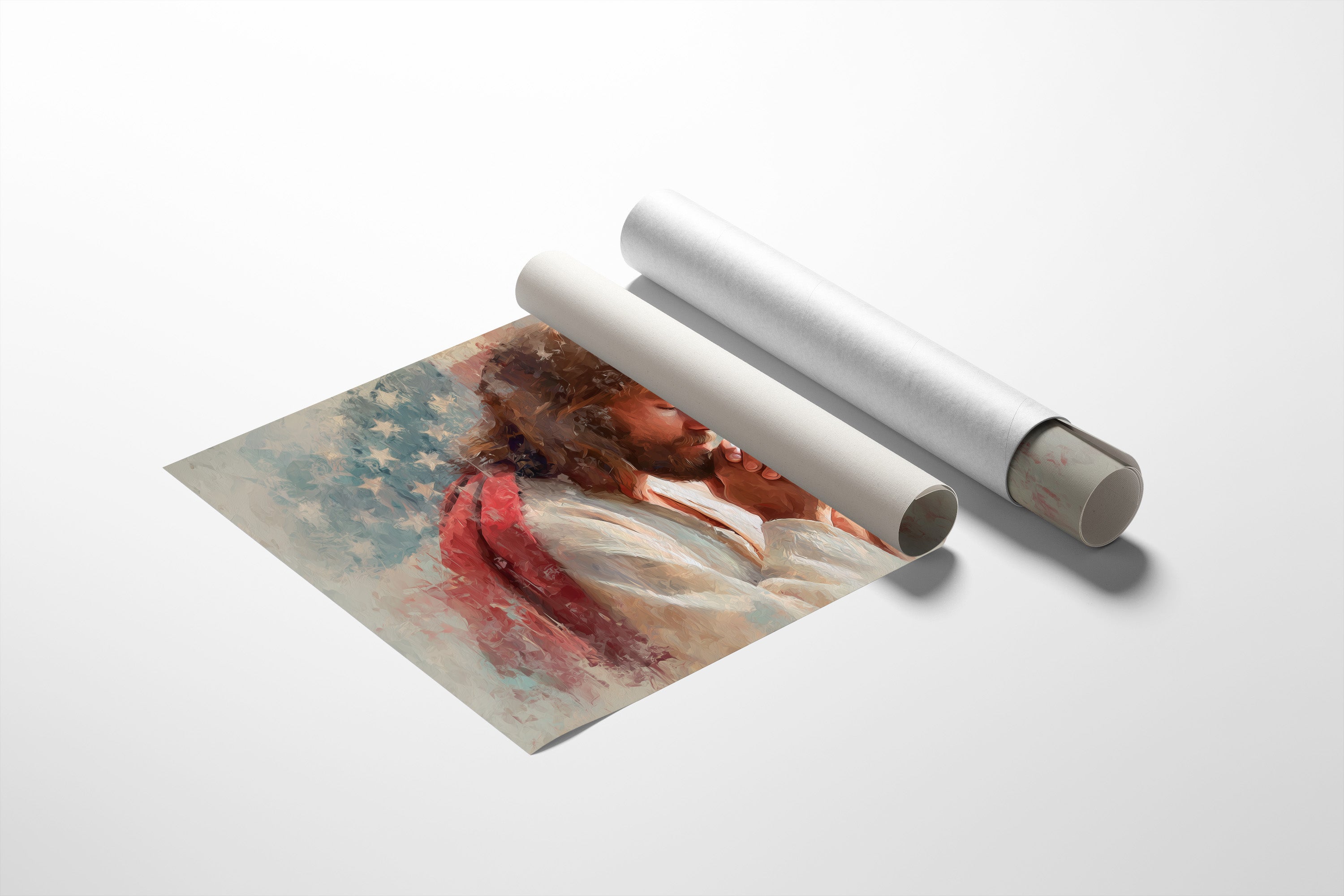 Patriot's Prayer in Brushstrokes