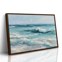 Teal Waves Beckon Morning Light