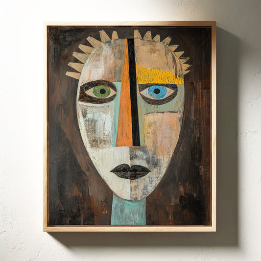 Divided Face Speaks Ancient Stories