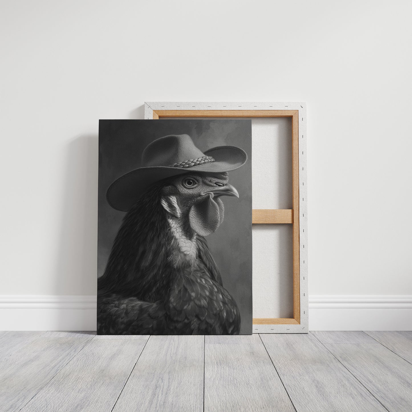 Rancher's Rooster: Portrait of Dignity