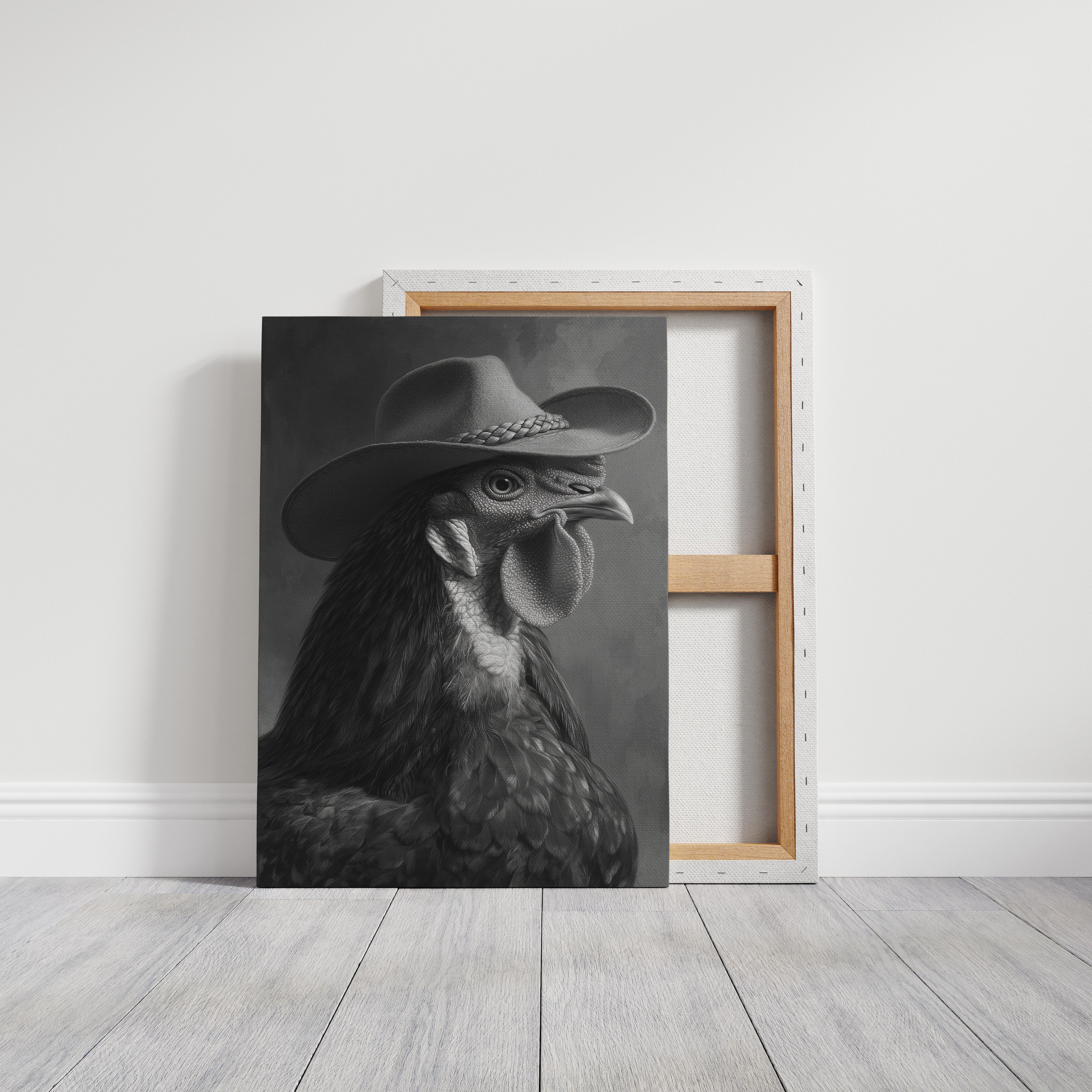 Rancher's Rooster: Portrait of Dignity
