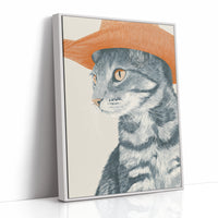Amber Eyes Under Brim