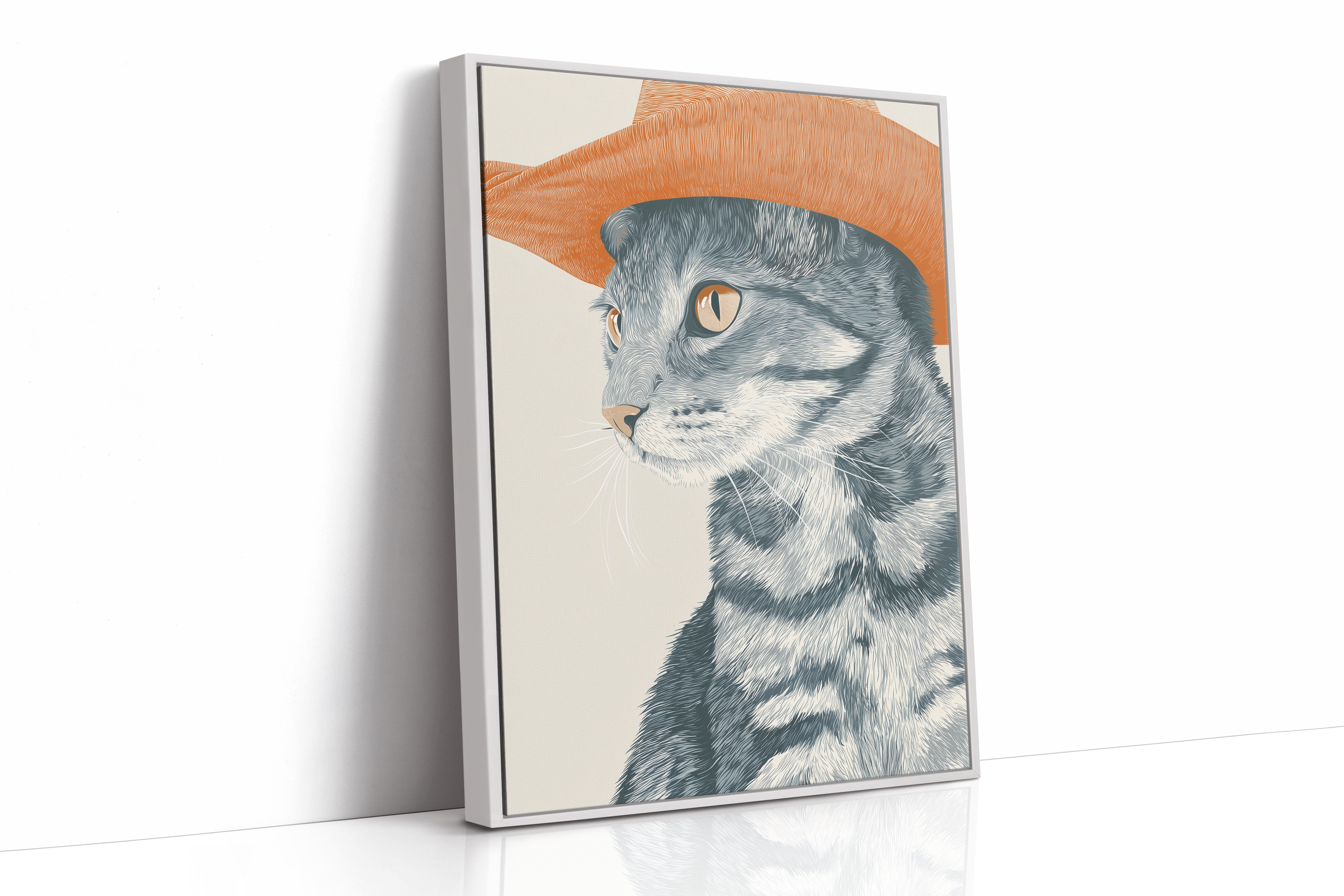 Amber Eyes Under Brim