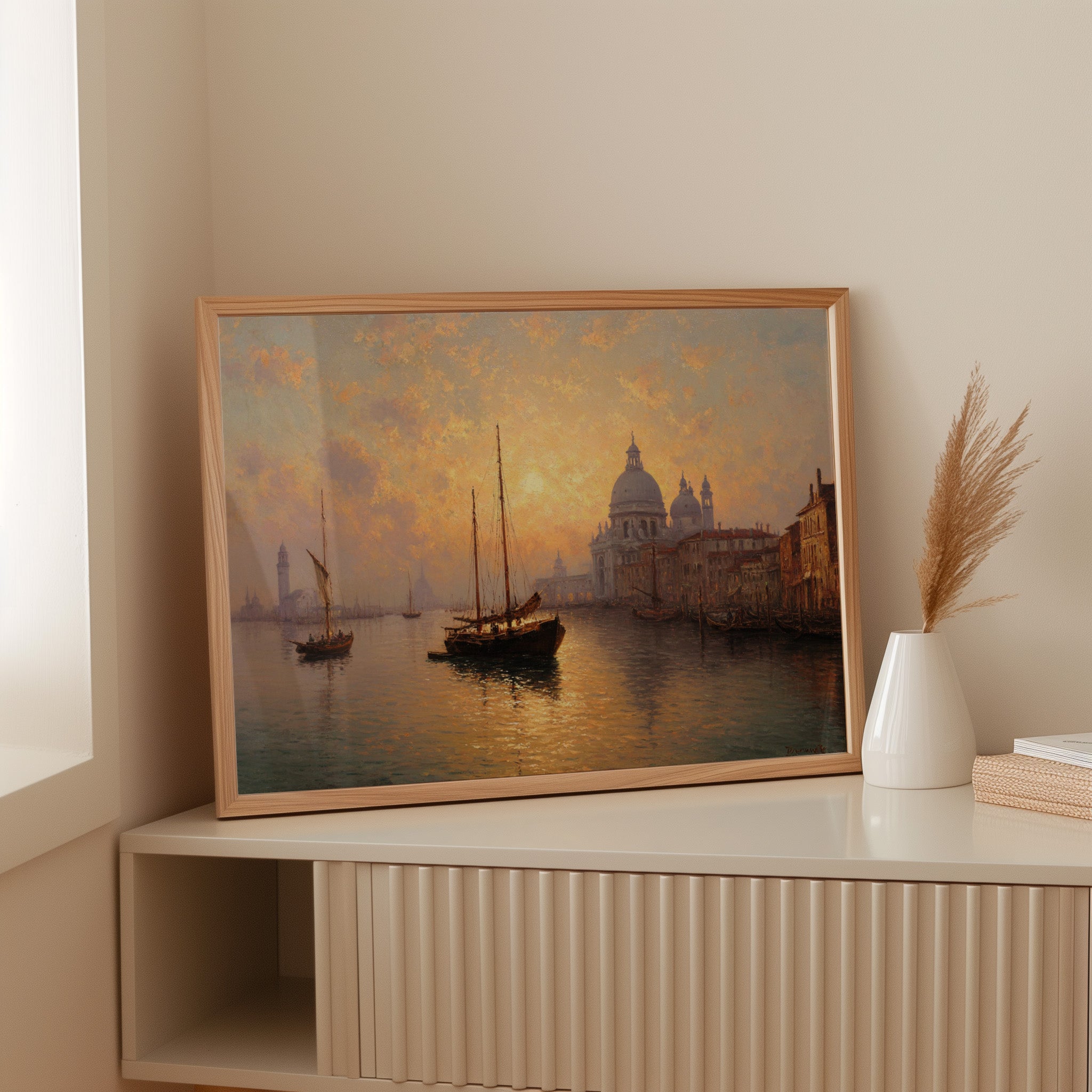 Venetian Sails Chase Golden Light