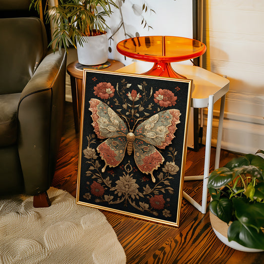 Embroidered Wings in Bloom