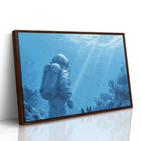 Ocean Explorer In Azure Depths