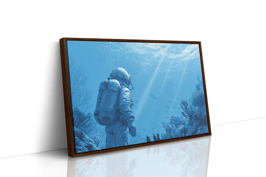 Ocean Explorer In Azure Depths