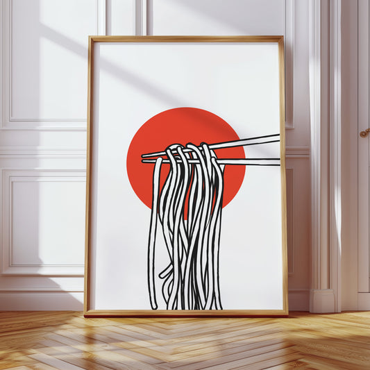 Noodles Dance Against Rising Sun