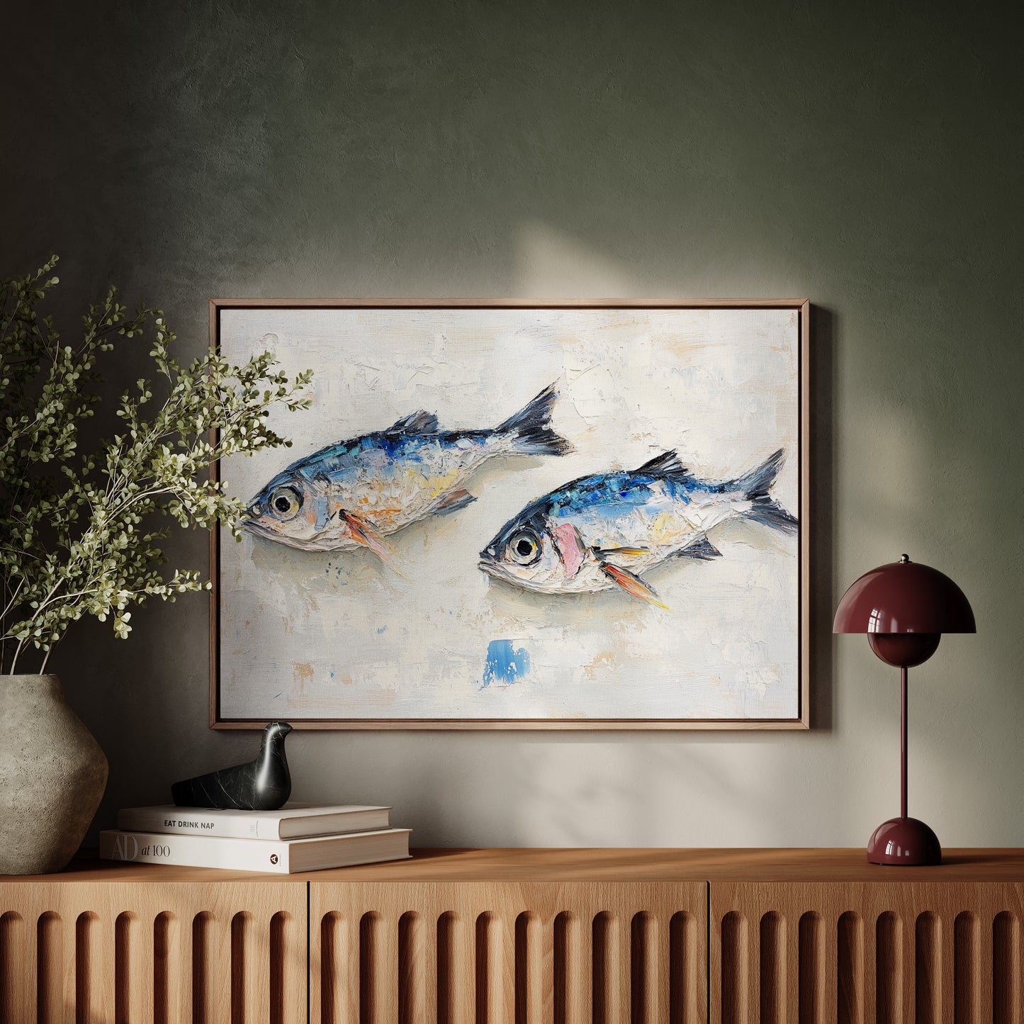 Fresh Catch Shimmers In Morning Light
