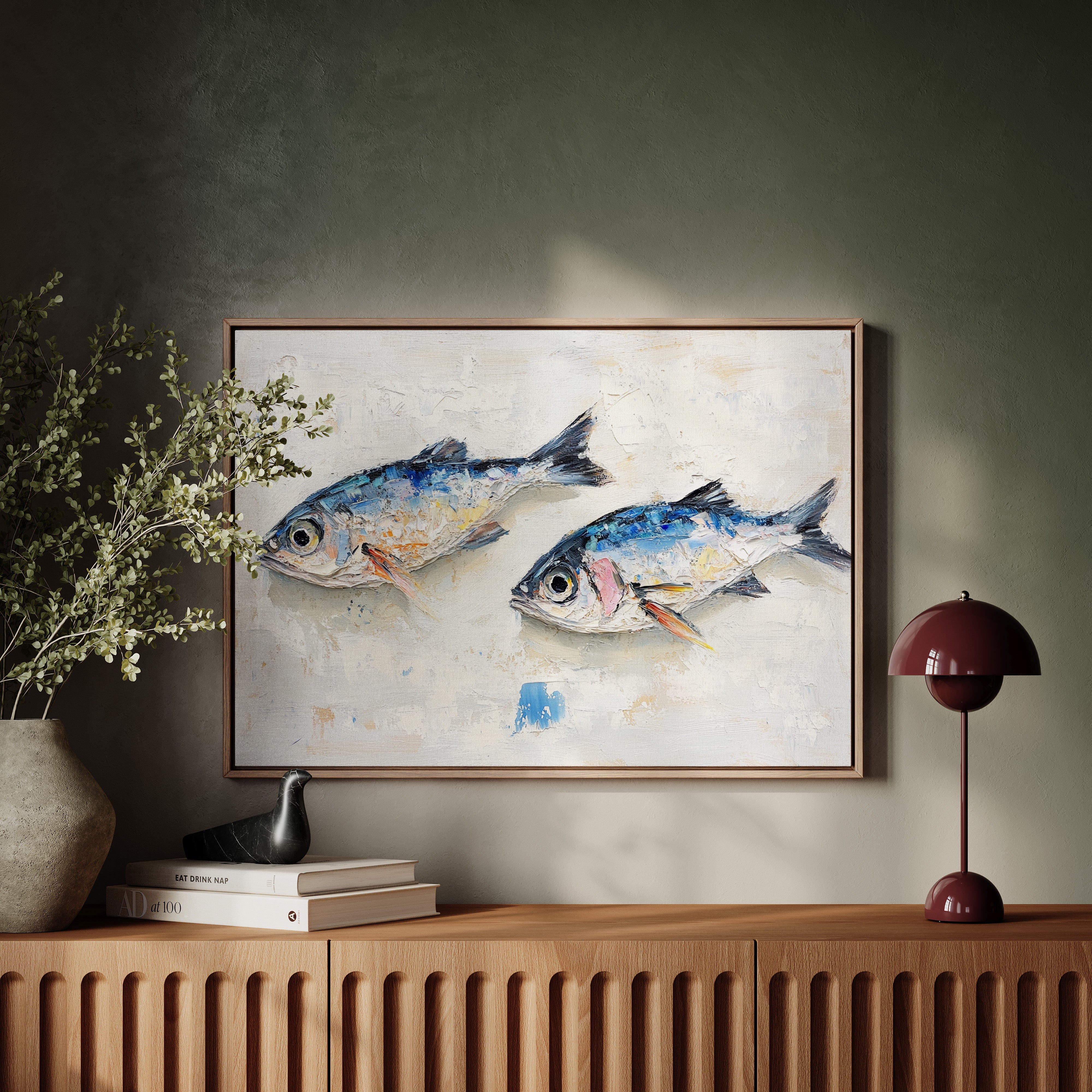 Fresh Catch Shimmers In Morning Light