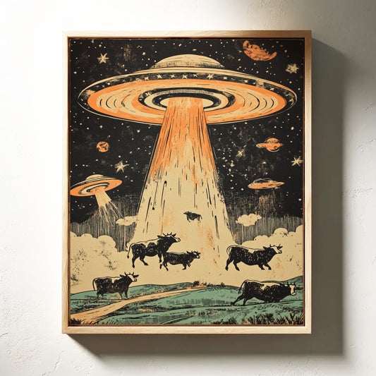 Cattle Abduction Under the Stars