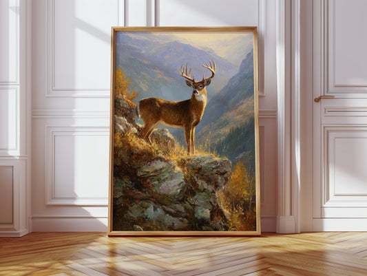Autumn Light Crowns Mountain King