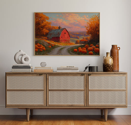 Harvest Road to Autumn's Embrace
