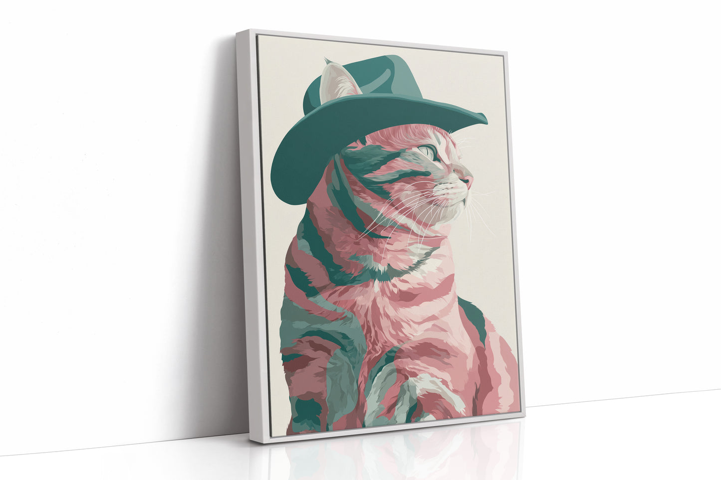 Desert Rose In Teal