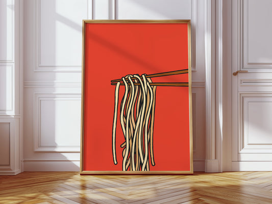 Noodles Dance Their Simple Symphony