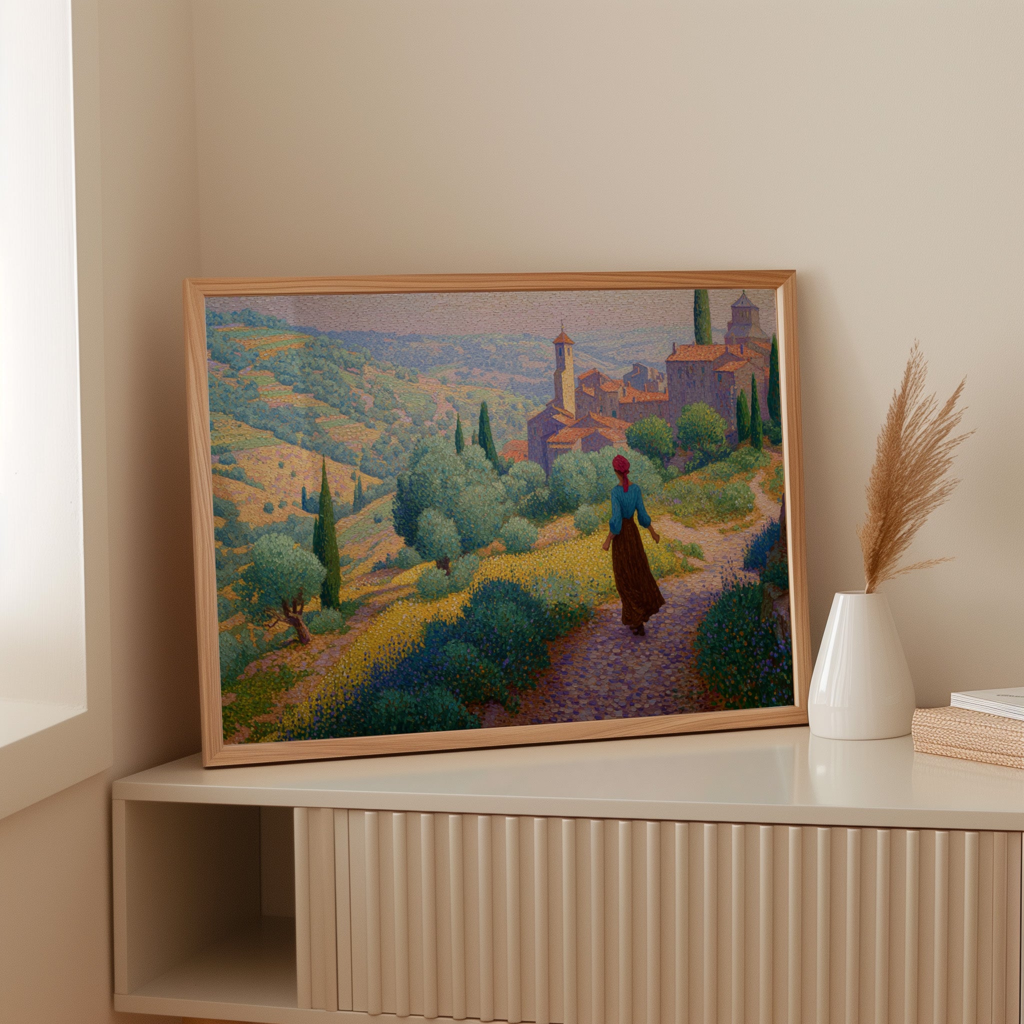 Tuscan Wildflowers Light Ancient Paths