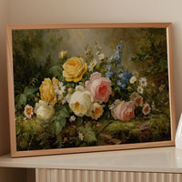 Summer Roses Dance With Wild Daisies