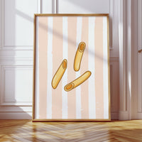 Breadsticks Dance On Blush Stripes