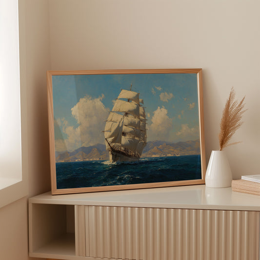 Tall Ship Charts Mediterranean Dreams