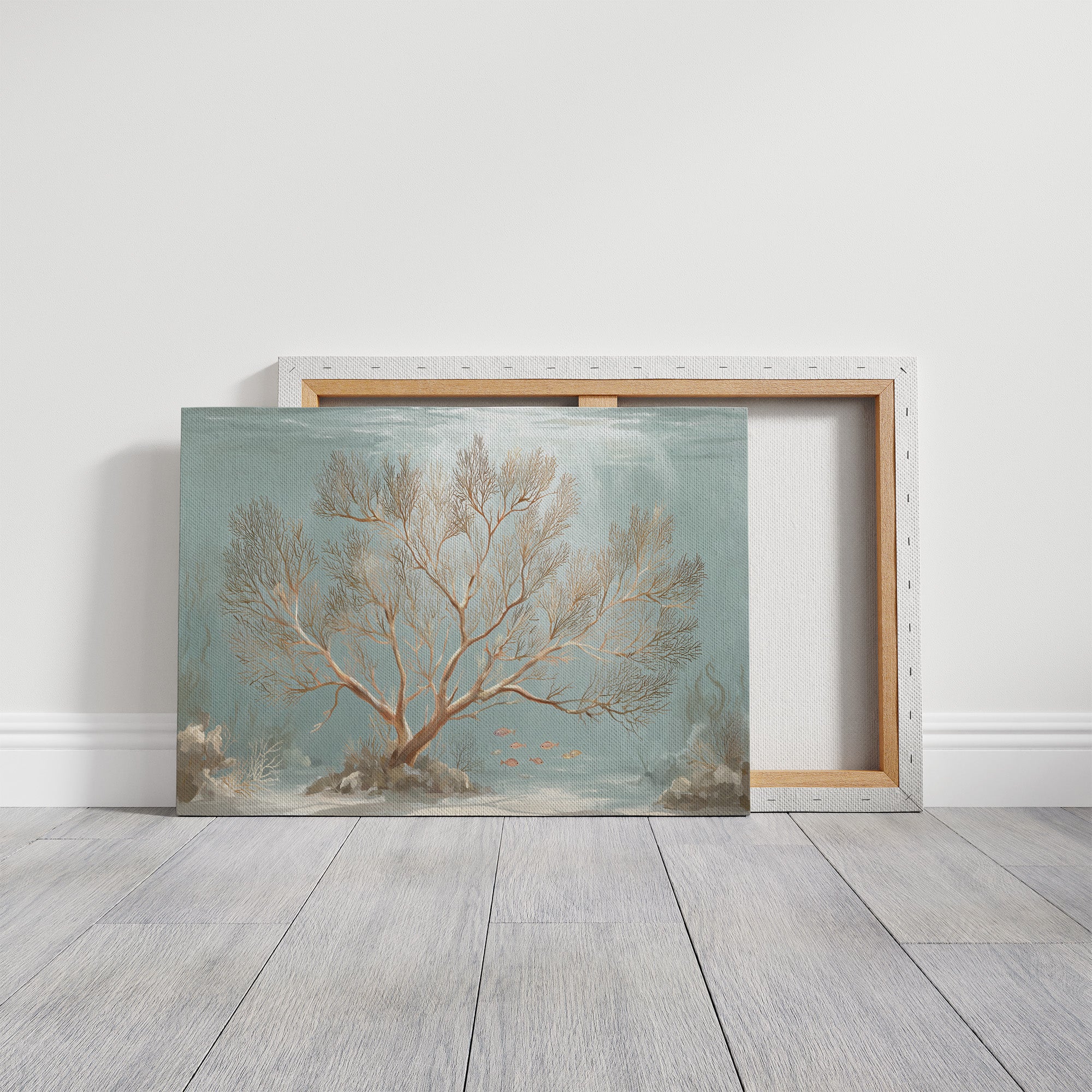 Coral Tree Beneath Azure Waters