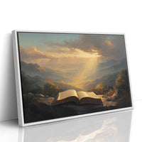 Sunbeams Illuminate Sacred Pages