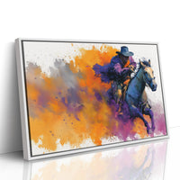 Cowboy in Full Color Burst