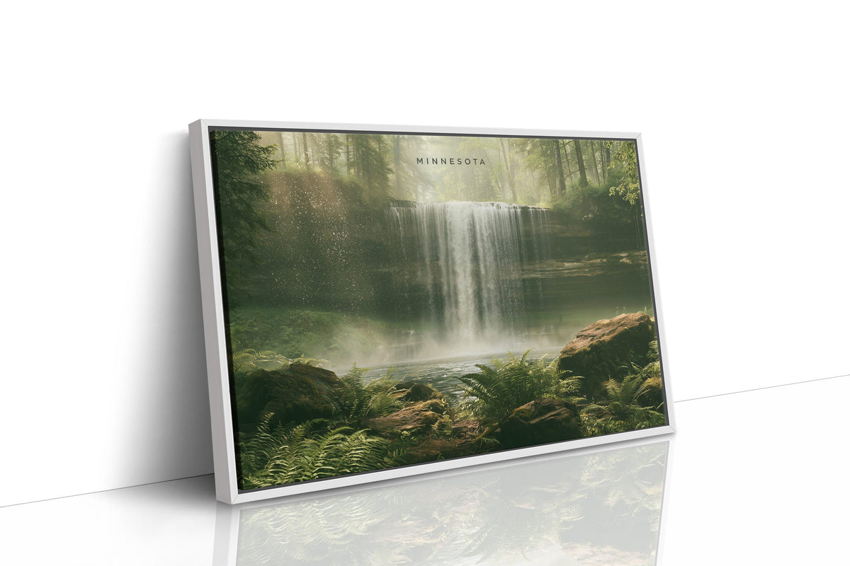 Minnesota Forest Waterfall Glow