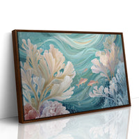 Coral Symphony In Turquoise Depths