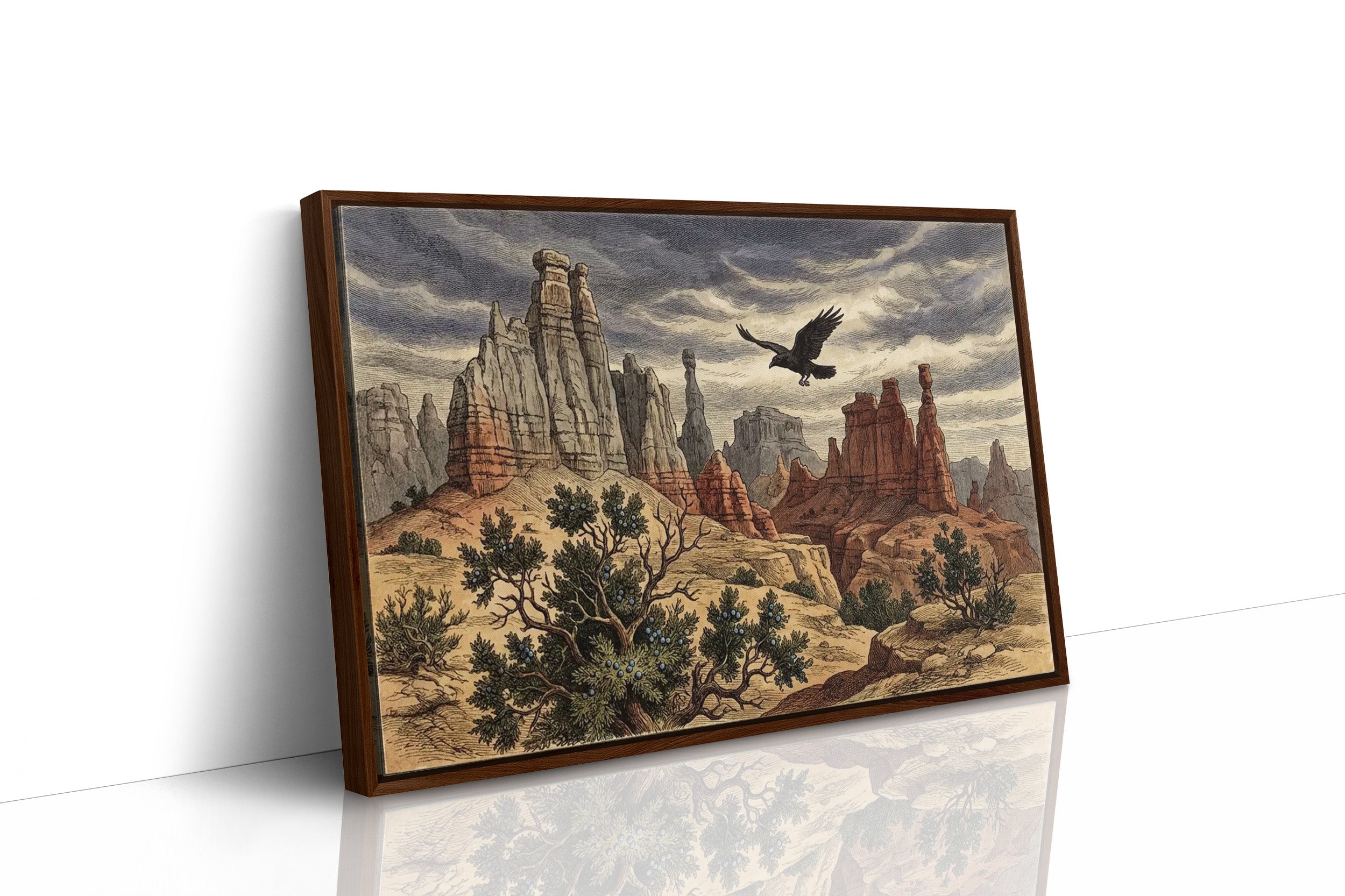 Raven Over the Red Spires