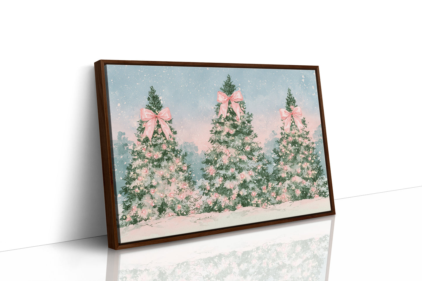 Pink Bow Christmas