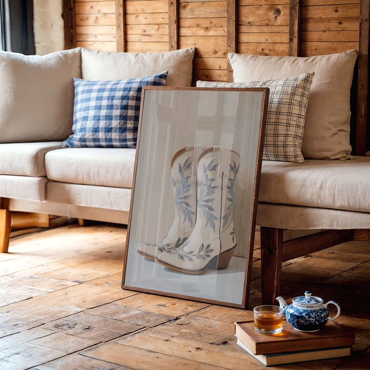 Dusty Bluebells Dance On Leather