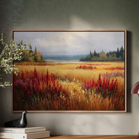 Crimson Meadows Paint October's Song