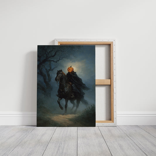 Headless Horseman Gothic Canvas Print - Enigmatic Wall Art - Gallery Canvas image 14