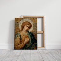 Gilded Faith On Rustic Table