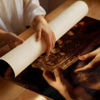 Hands Bestow Ancient Golden Glory