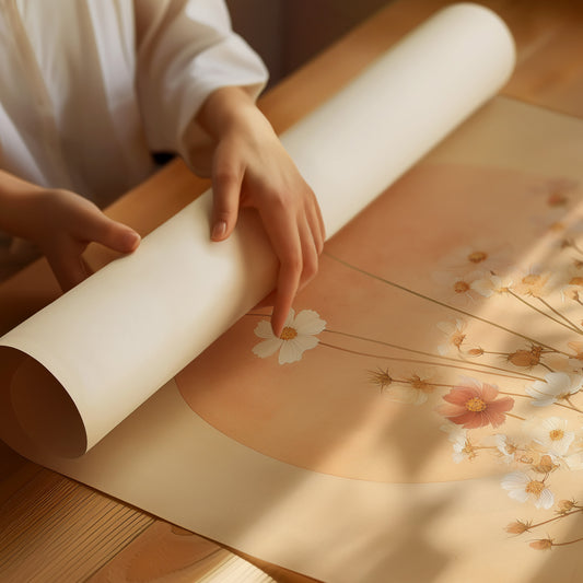 Morning Sun Kisses Wild Cosmos