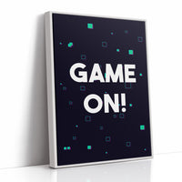 Game On Neon Gamer Art