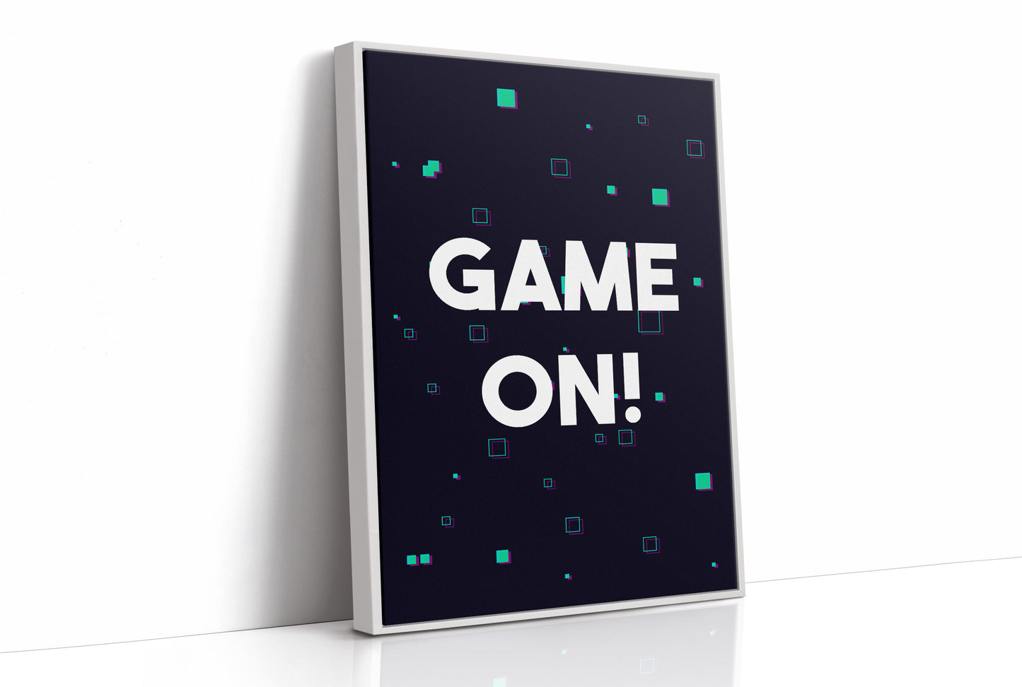 Game On Neon Gamer Art